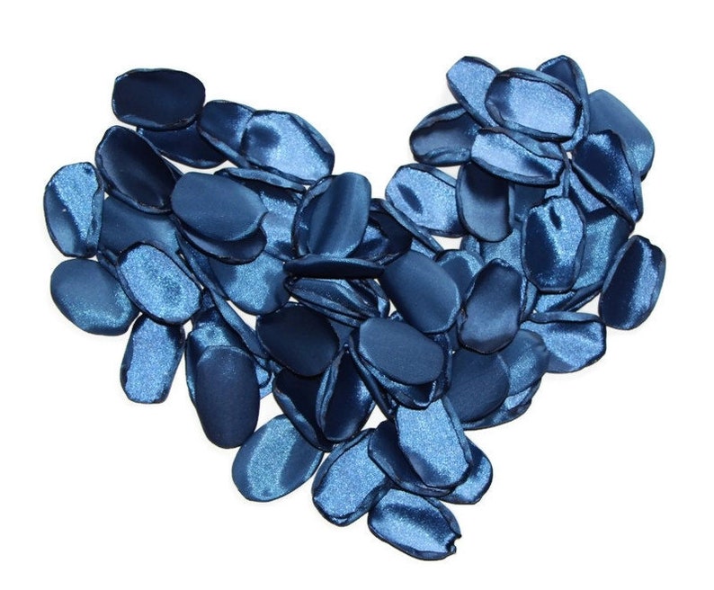 Navy Blue Silk Rose Petals Aisle Runner Beach Wedding Etsy