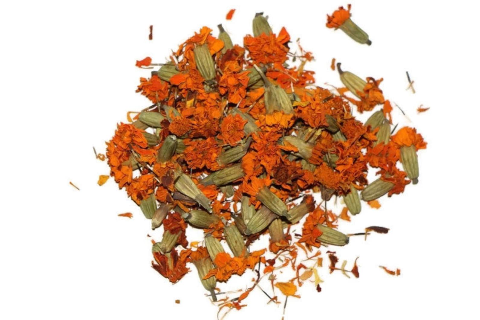 Dried Marigold Whole Flowers Organic Herbs Edible Flowers Dry Etsy