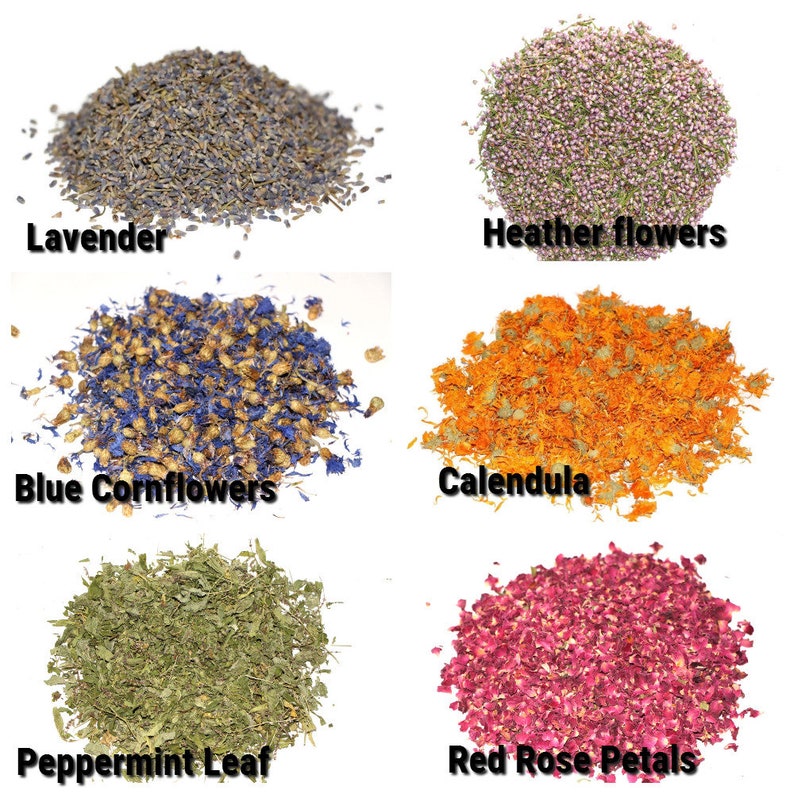 35 Dried Flowers Biodegradable Confetti Wedding Rose Petals Etsy
