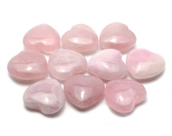 Rose Quartz Mini Crystal Heart - 25mm | HSB1