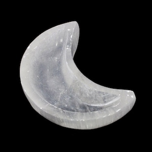 Selenite Moon Charging Bowl ~105mm | BWL13