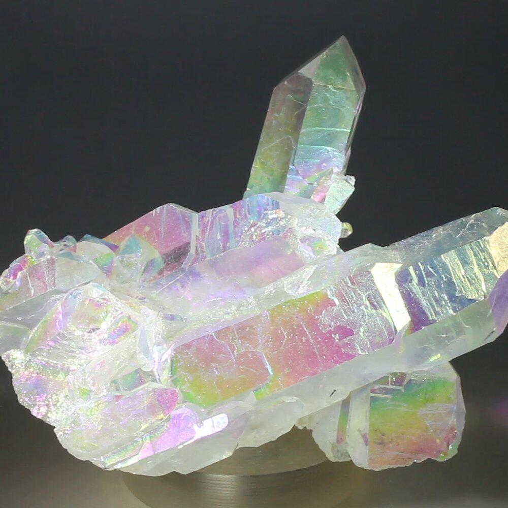 エンジェルオーラクォーツヒーリングクリスタル 約80mm | QAQ1820