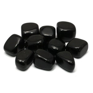 Black Obsidian Tumble Stone (20-25mm) | T010