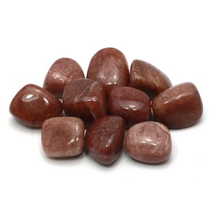 Red Muscovite Mica Tumble Stone (20-25mm) | T106