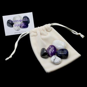 Tranquil Sleep Crystal Healing Pack & Reference Card | CRP5