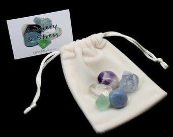 Anxiety & Stress Crystal Healing Pack