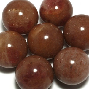 Red Mica Crystal Sphere ~25mm | SS37