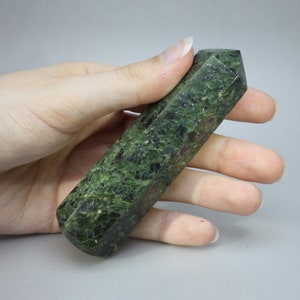 Nephrite Jade Massage Wand  ~96mm | WDV627