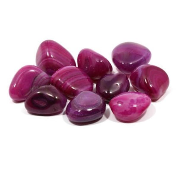 Pink Agate Tumble Stone (20-25mm) | T138