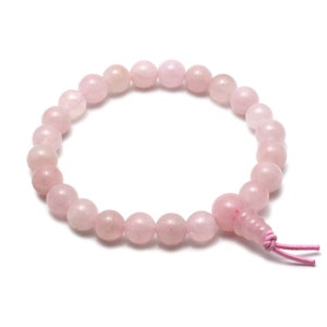 Rosenquarz Power Bead Armband
