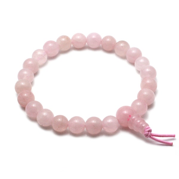 Rose Quartz Power Bead Bracelet