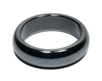 Solid Hematite Ring (Thick) | HMH