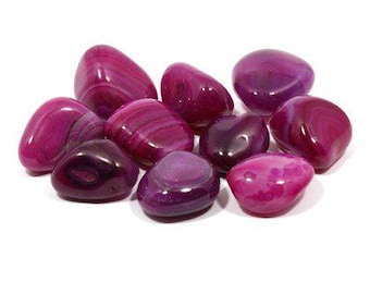 Pink Agate Tumble Stone (20-25mm) | T138