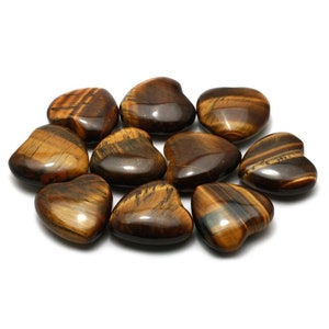Tiger Eye Mini Crystal Heart - 25mm | HSB7