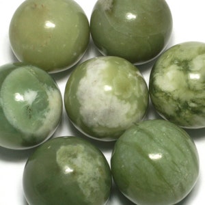 New Jade Crystal Sphere ~25mm | SS14