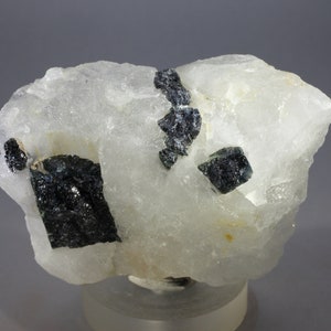 Dark Green Tourmaline in Quartz ~62mm | MTG049