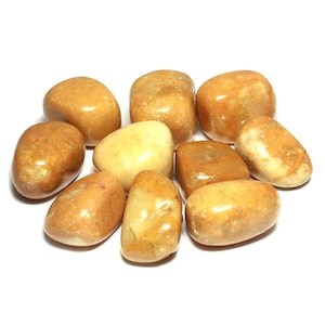 Gold Jade Tumble Stone (20-25mm) | T193