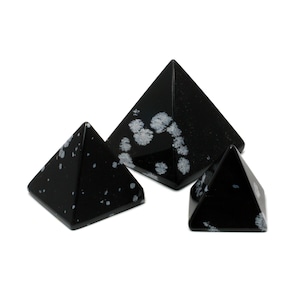 Snowflake Obsidian Pyramid | YOF