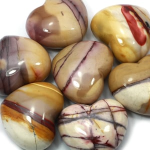 Mookaite Crystal Heart - Desert Sky ~45mm | HM36D