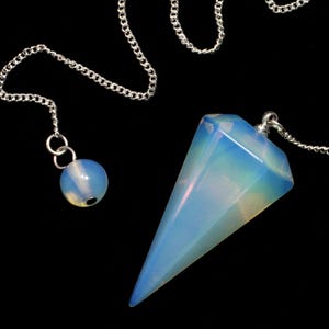 Péndulo de cristal de opalita / PDS32