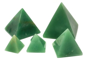 Chrysocolla Howlite Pyramid - Medium Size (1.57") - Blue Green Crystal For Serenity & Balance - View #6