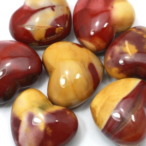 Mookaite Crystal Heart ~45mm | HM36