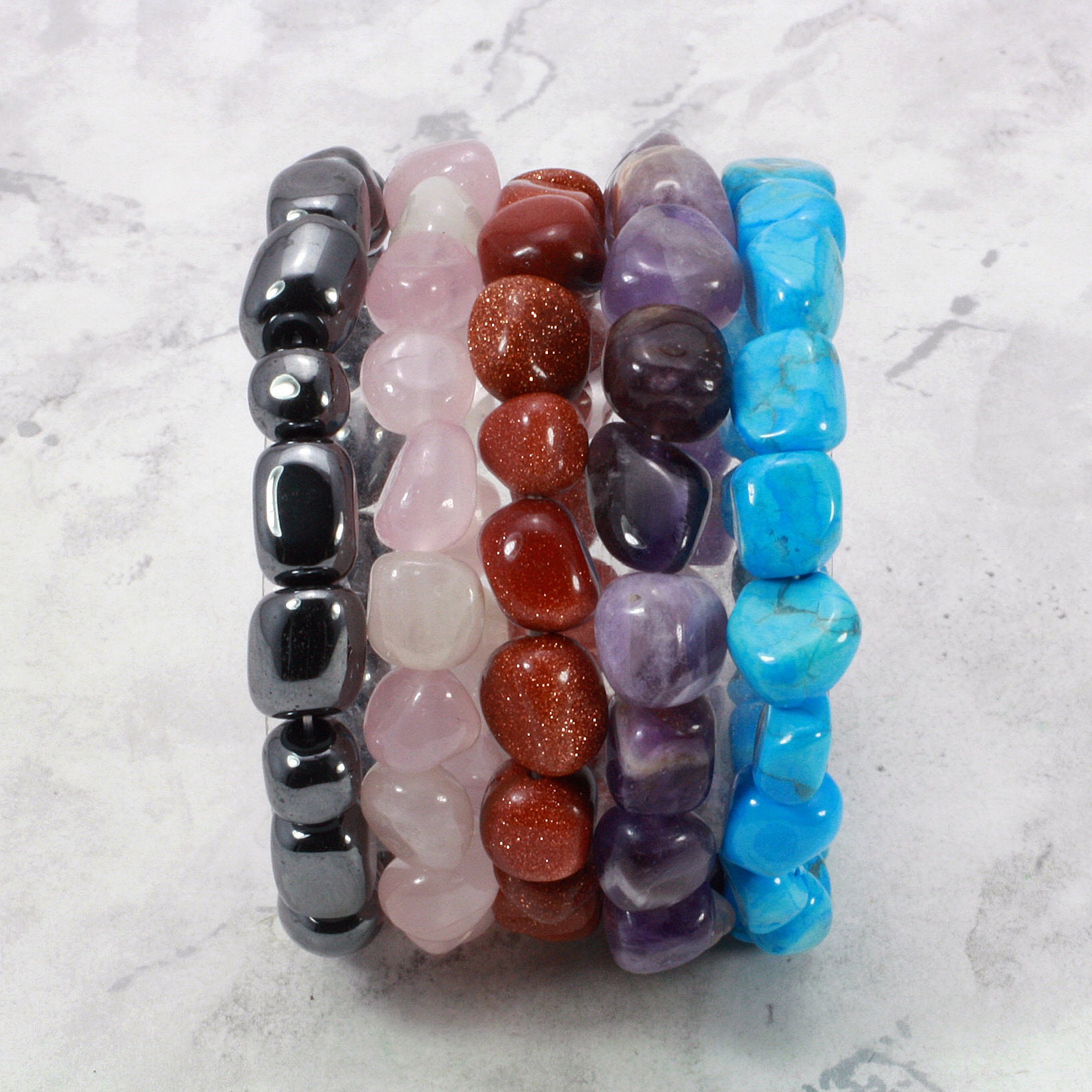 Red shop goldstone bracelet