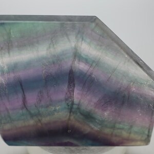 Rainbow Fluorite Geometric Tablet ~60mm | TFL267