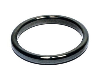 Solid Hematite Ring (Thin) | HML