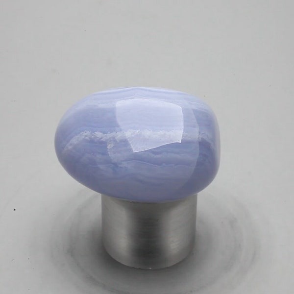 Blue Lace Agate Tumblestone ~31mm | TV1596