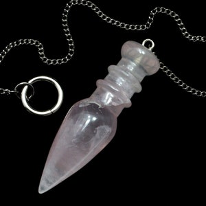 Rose Quartz Egyptian Pendulum | PEG14