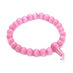 Pink Cat&#39;s Eye Powerbead Bracelet