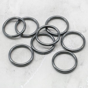 Solid Hematite Ring (Thin) | HML