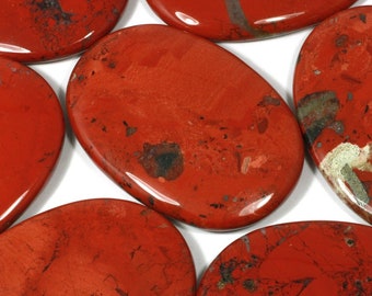 Red Jasper Palm Stone ~70x50mm | PS29
