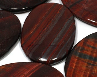 Red Tiger Eye Palm Stone ~70x50mm | PS109