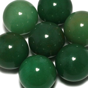 Esfera de cristal de aventurina verde ~ 25 mm / SS51