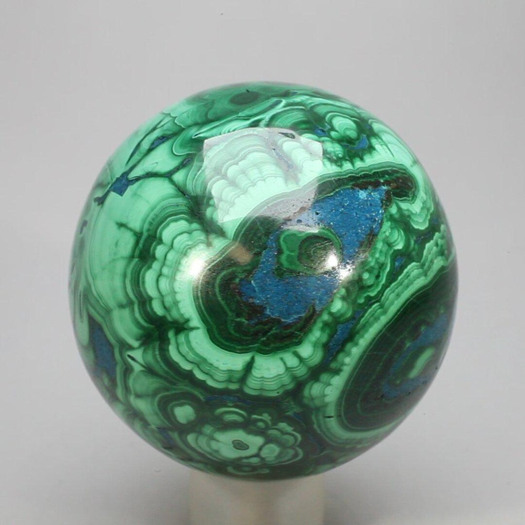 クリソコラ＆マラカイト クリスタル スフィア 約52mm | SPH894 - Etsy 日本
