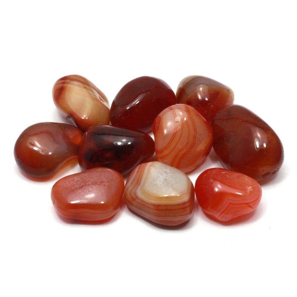 Carnelian Tumble Stone (Brazilian) (20-25mm) | T072
