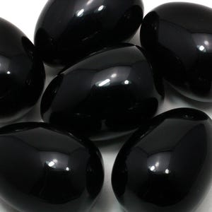 Black Obsidian Crystal Egg ~48mm | EM82