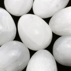 Selenite Crystal Egg ~48mm
