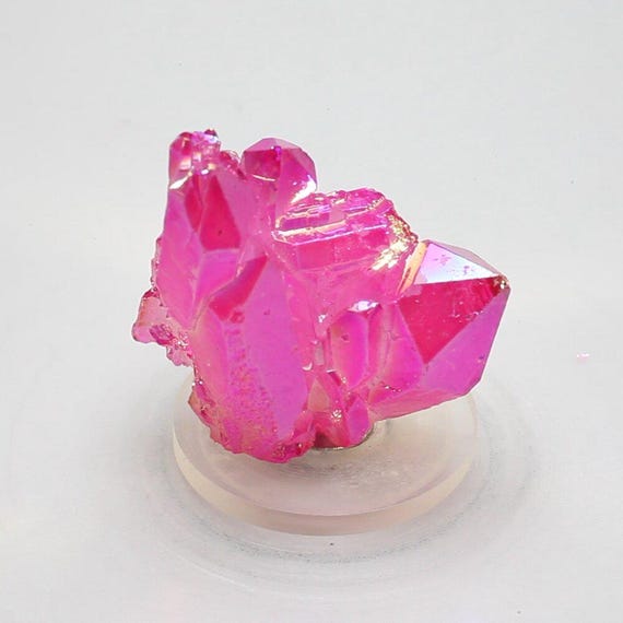 Ruby Aura Quartz Healing Crystal 50mm AQ217