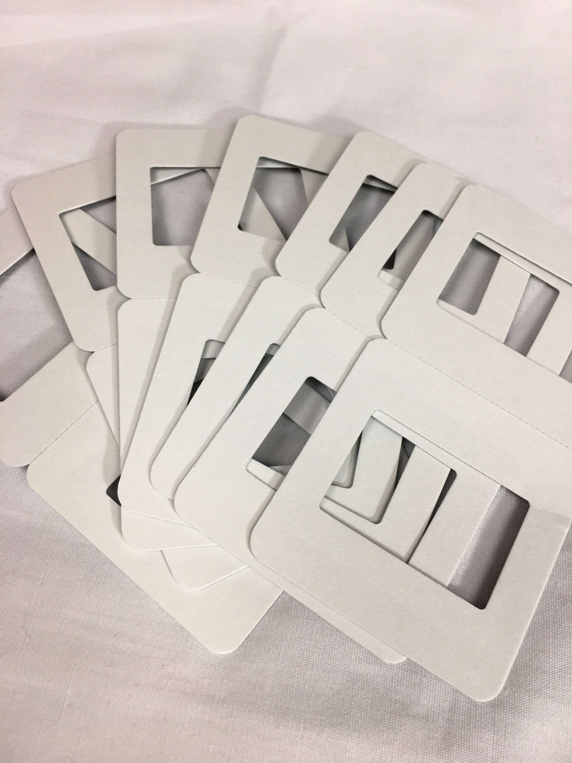 Cardboard Slide Mounts 20 40 or 60 pc Heatsealed Junk Etsy