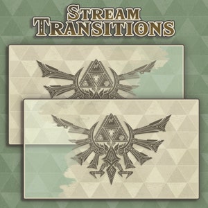ゼルダの伝説 トライフォース アニメーション Twitch ストリーム スティンガー トランジション | Tears of the Kingdom | TOTK