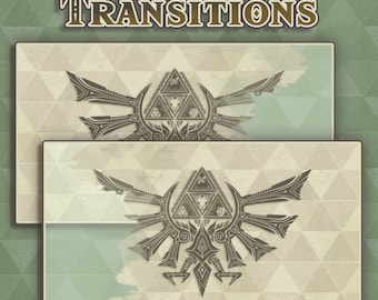 The Legend Of Zelda Triforce Animated Twitch Stream Stinger Transition | Tears of the Kingdom | TOTK