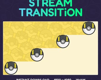 Stream Stinger Transition: Pokémon Poké Ball Ultra Ball (Digital Download)