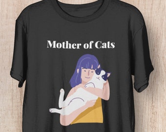 Mother of Cats Shirt A cute design for cat lovers and any crazy cat lady.