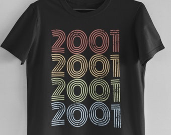 20th Birthday Shirt Gift Ideas, 2001 T Shirt Gifts for Her, 20 Year Old Gift for Him, Twentieth Birthday Tees for Friends, 20th Party Shirt