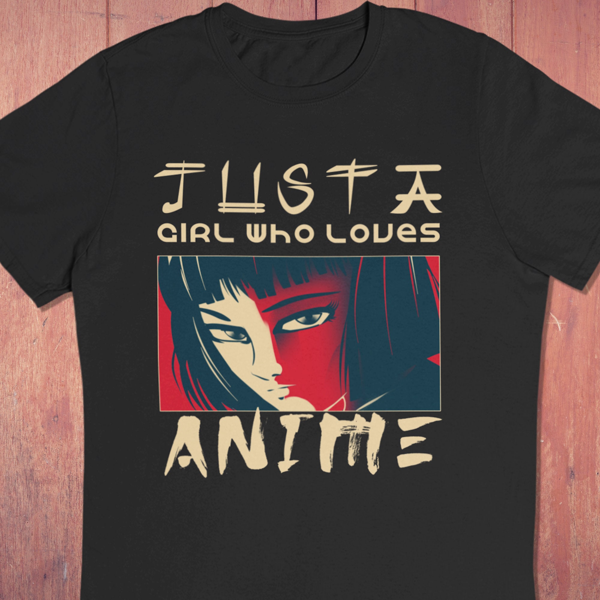 Just A Girl Who Really Loves Anime T-Shirt - Anime - Sticker