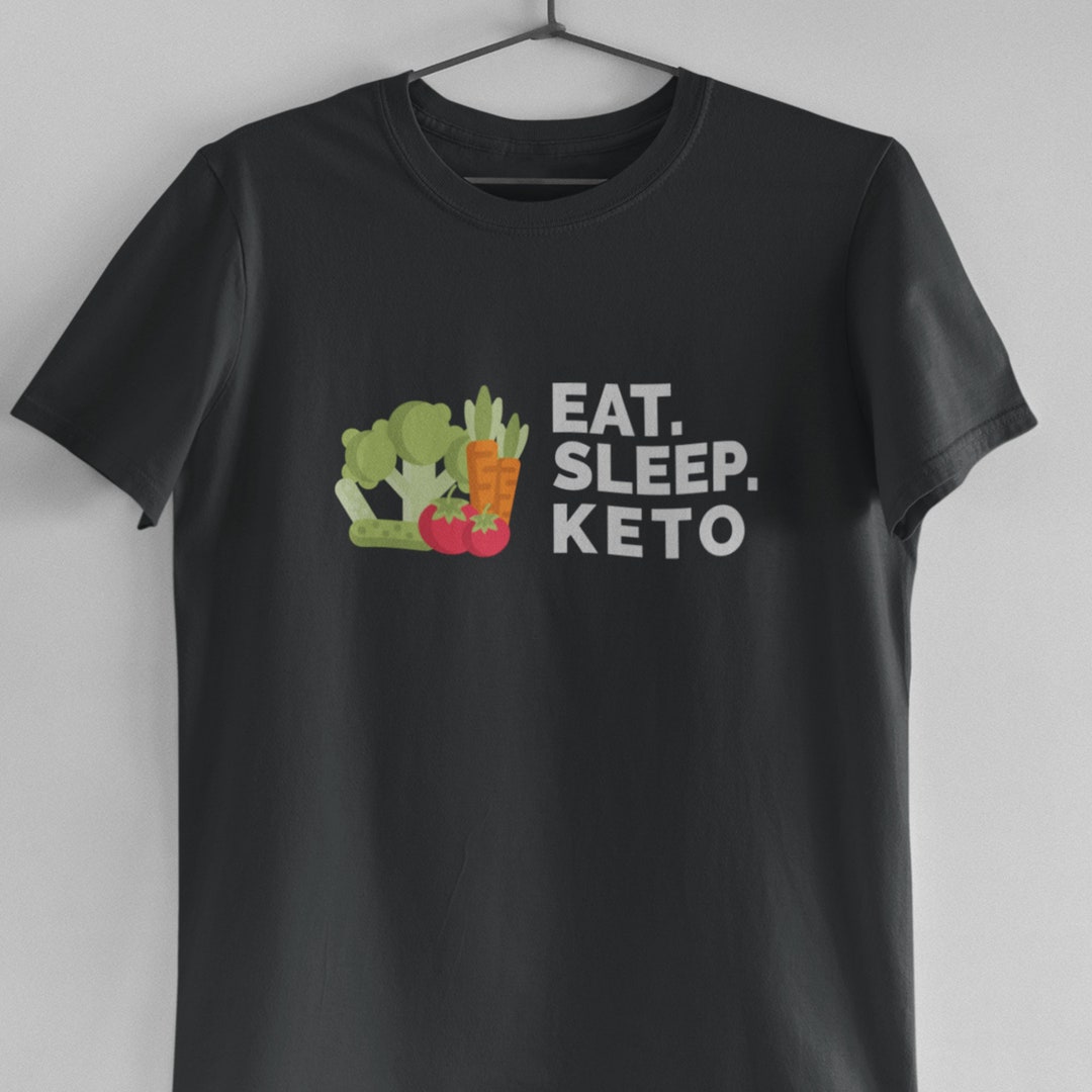 Eat Sleep Keto Shirt, Ketogenic Gifts for Men, Fitness Shirts for Women