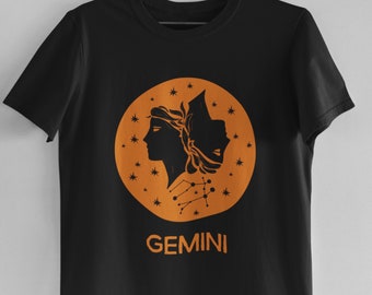 Gemini Zodiac Signs T Shirt An Ideal Gift for Birthdays or Christmas